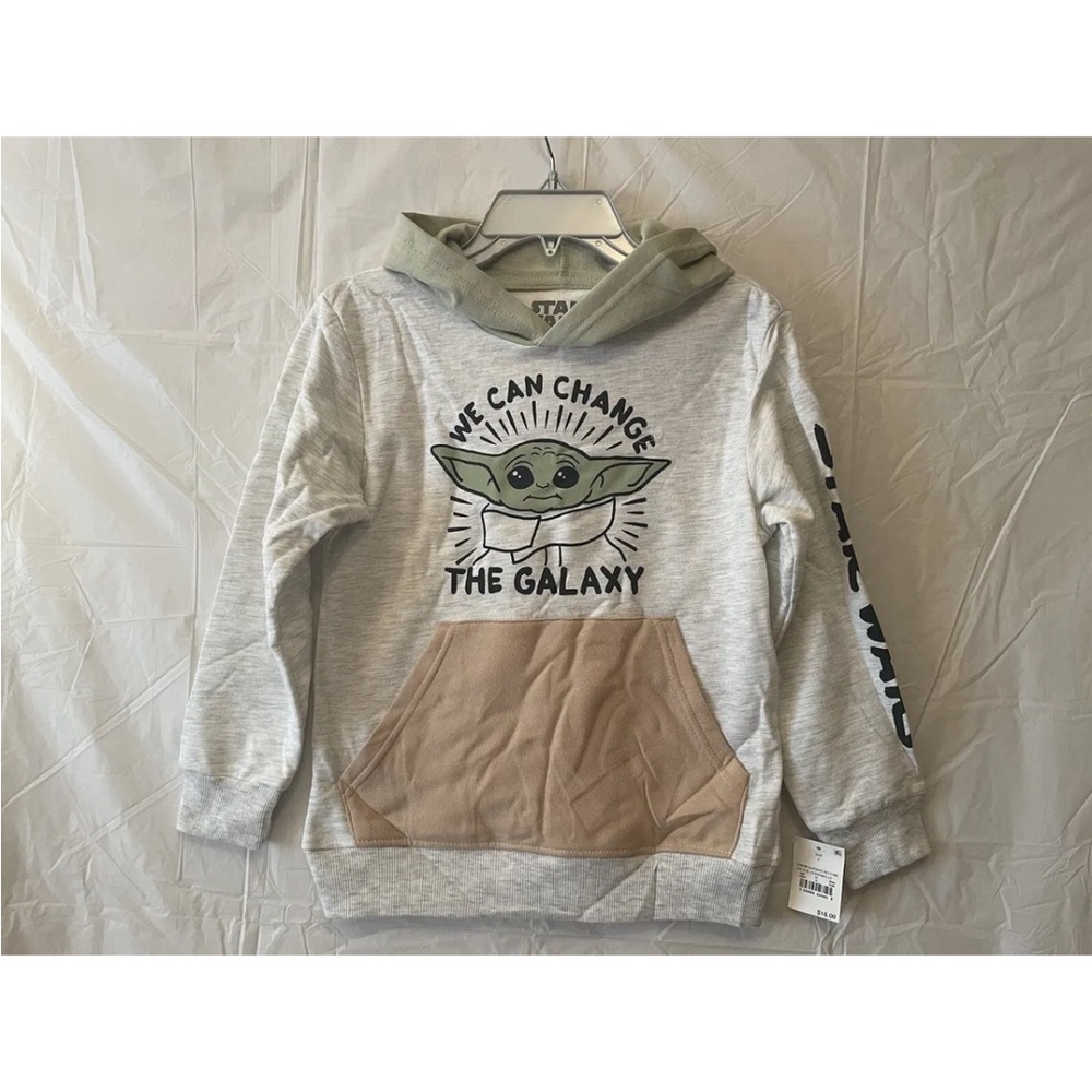 Star Wars Baby Yoda Hoodie/Sweatshirt - We Can Change The Galaxy - Small/Youth